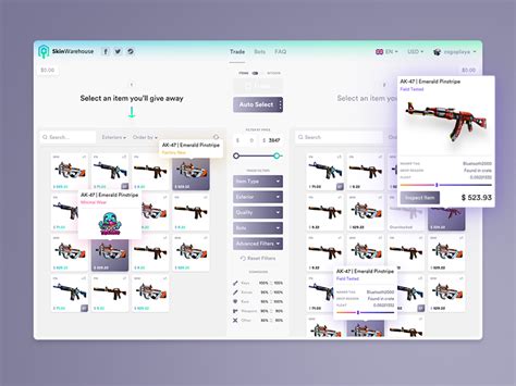 csgo skin exchange.